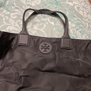 Tory Burch black nylon bag